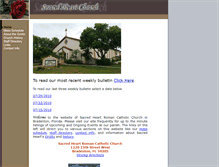 Tablet Screenshot of mysacredheart.com